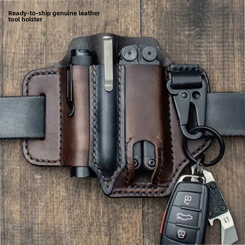Edc Carry Fanny Pack - Borsa Porta Attrezzi in Pelle EDC,