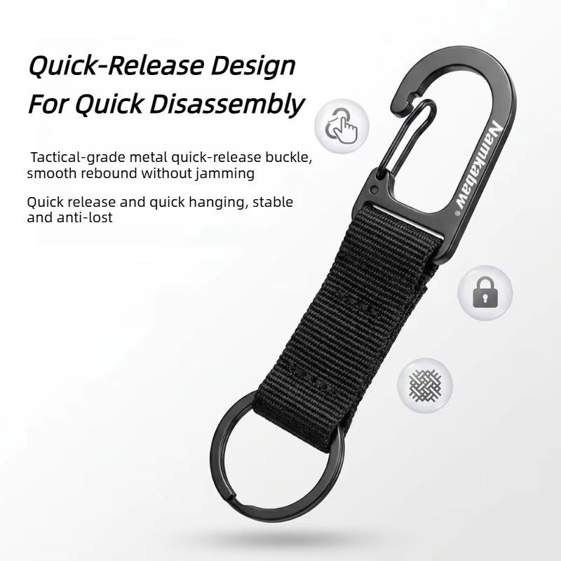 Edc Carry Clip - Moschettone a molla compatto con clip