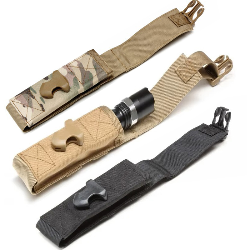 Edc Carry Fanny Pack - Custodia per torcia, supporto per torcia,