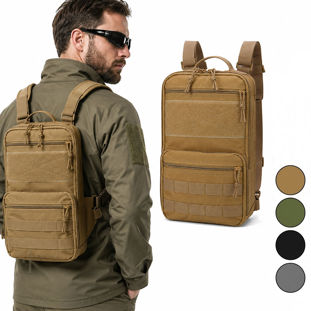 Edc Carry Kit - Zaino Tattico MOLLE Impermeabile Staccabile per
