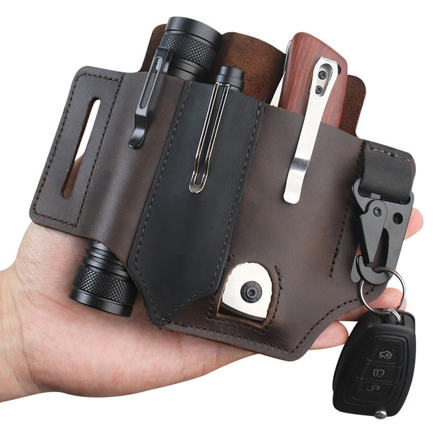 Borsa Porta Attrezzi in Pelle  - Edc Carry Fanny Pack recensione e prezzo